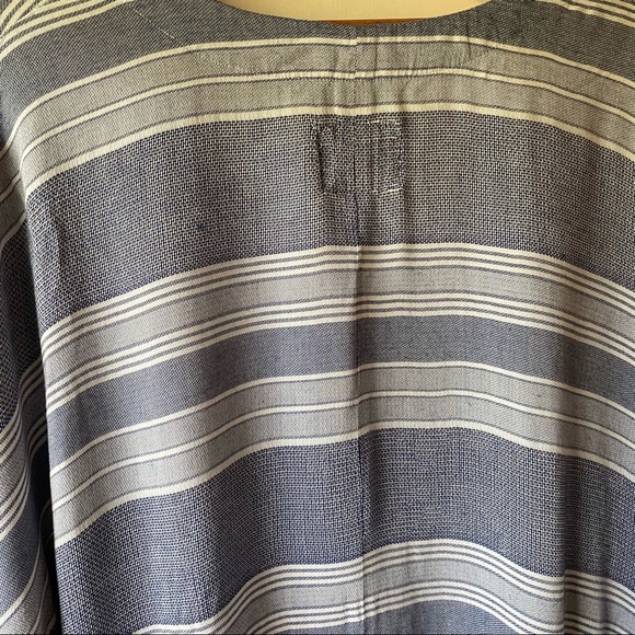 Rails Blue/White Lily Athens Stripe Tie Front Size Large - Picture 9 of 9